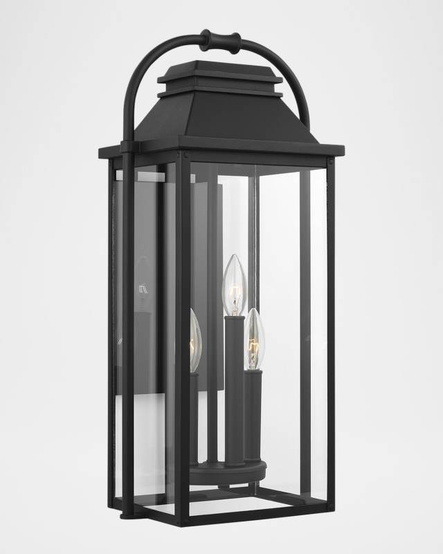 Wellsworth 3-Light Medium Wall Lantern by Sean Lavin